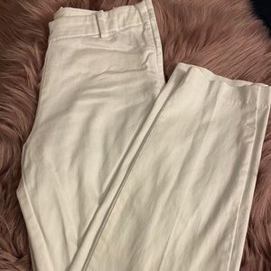White Capri pants